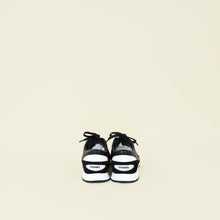 Chanel Black CC Quilted Trainer Sneaker 38.5