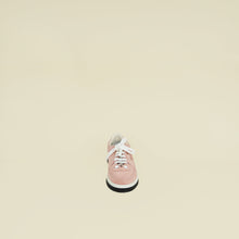 Chanel Pink CC Suede Trainer Sneaker 38