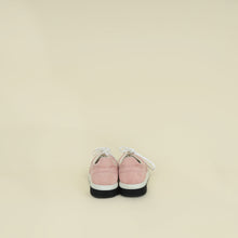 Chanel Pink CC Suede Trainer Sneaker 38