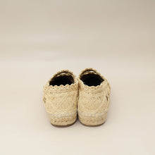 Chanel Bicolor CC Cap Toe Raffia Espadrille 38