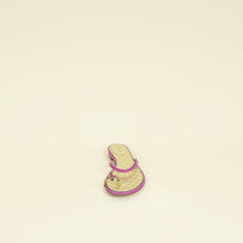 Chanel Purple CC Jeweled Toe Ring Flat Sandal 38