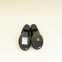 Chanel Black CC Bow Velvet Mary Jane Flats 38