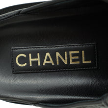 Chanel Black CC Turnlock Mules 38
