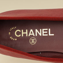Chanel Dark Red Ballet Flats 39.5