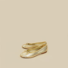 Chanel Metallic Gold Ballet Flats 39.5