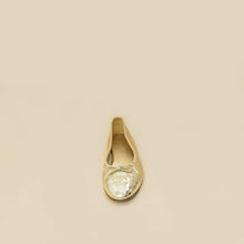 Chanel Metallic Gold Ballet Flats 39.5
