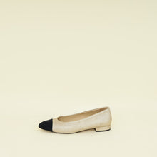 Chanel Bicolor CC Cap Toe Ballerina 39.5