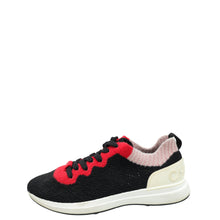 Chanel Tricolor CC Mixed Fabrics Knit Sneakers 39.5