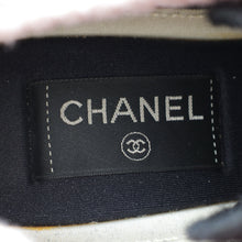 Chanel Tricolor CC Mixed Fabrics Knit Sneakers 39.5