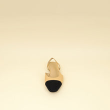 Chanel Bicolor Flat Slingback 39.5