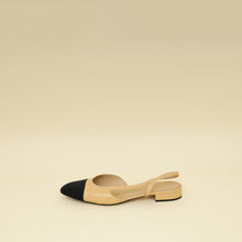 Chanel Bicolor Flat Slingback 39.5