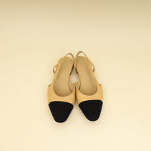 Chanel Bicolor Flat Slingback 39.5