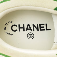 Chanel Bicolor CC Suede Trainer Sneaker 39.5