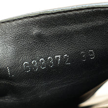 Chanel Metallic Blue Grey CC Charm Chain Slide Sandal 39