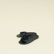 Chanel Black Camellia Mules