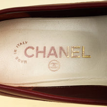 Chanel Burgundy CC Loafer 40.5