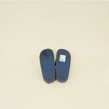 Chanel Blue Multicolor CC Braided Tweed Platform Sandals 40C