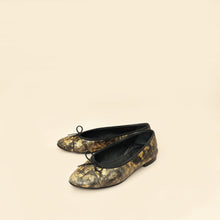 Chanel Bicolor CC Cap Toe Ballerina Laminated Flats 40