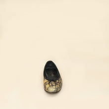 Chanel Bicolor CC Cap Toe Ballerina Laminated Flats 40
