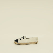 Chanel Bicolor CC Cap Toe Wool Espadrille 41