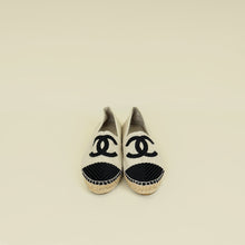 Chanel Bicolor CC Cap Toe Wool Espadrille 41