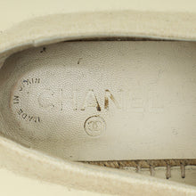 Chanel Bicolor CC Cap Toe Wool Espadrille 41