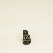 Chanel Bicolor CC Embellished Slide Mules 41
