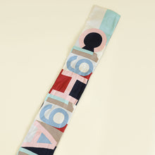 Chanel Multicolor CC 19 Print Silk Twilly Bandeau