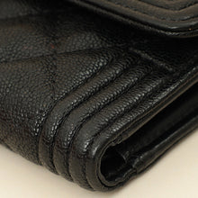 Chanel Black Boy Small Wallet