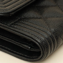Chanel Black Boy Small Wallet