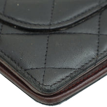 Chanel Black CC Classic Yen Wallet
