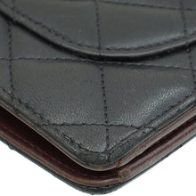 Chanel Black CC Classic Yen Wallet