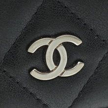 Chanel Black CC Classic Yen Wallet