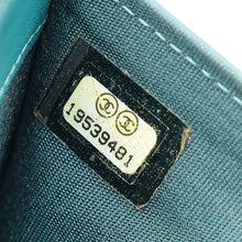 Chanel Teal CC Timeless French Wallet