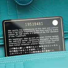 Chanel Teal CC Timeless French Wallet