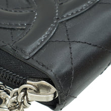Chanel Black CC Cambon Large Gusset Zip Around Wallet