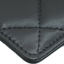 Chanel Black CC Chanel 19 Card Holder on Chain