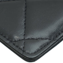 Chanel Black CC Chanel 19 Card Holder on Chain