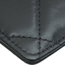 Chanel Black CC Chanel 19 Card Holder on Chain