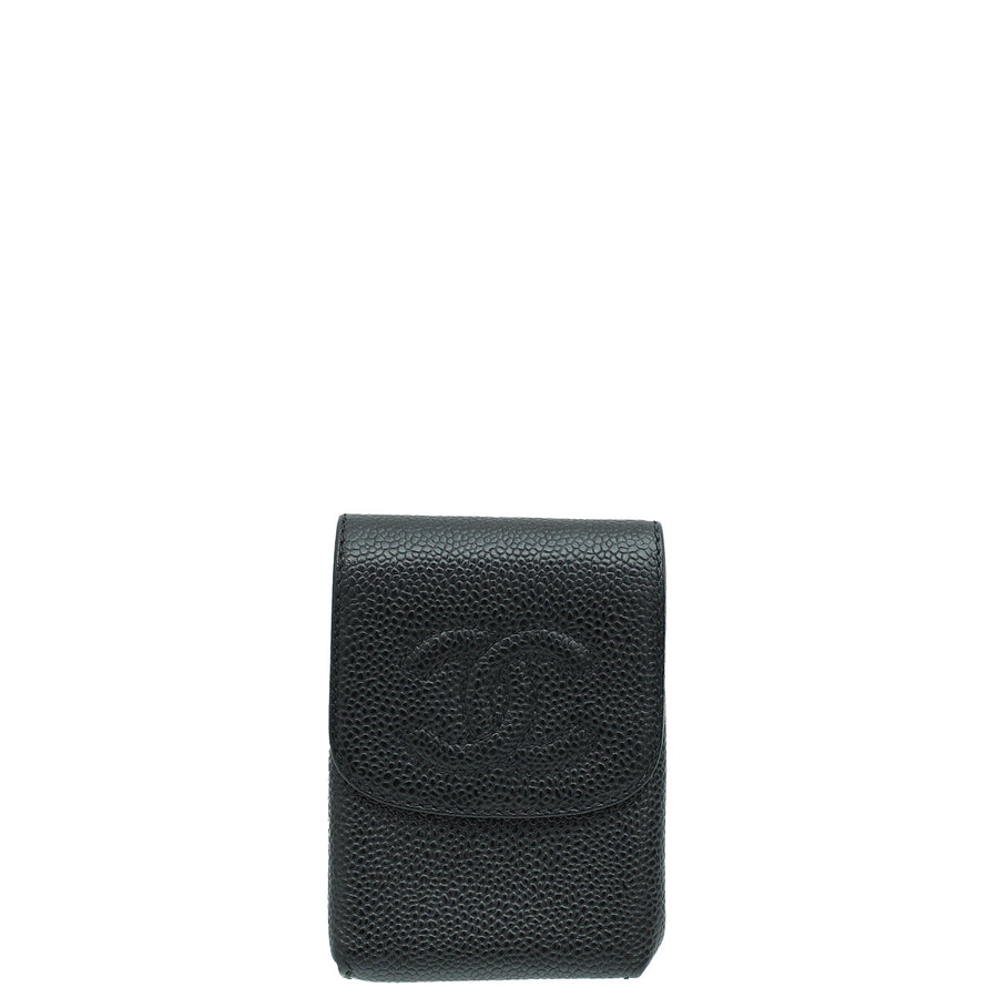 Chanel Black CC Cambon CC Cigarette Case