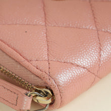 Chanel Pearly Pink CC Classic Zipped Coin Purse