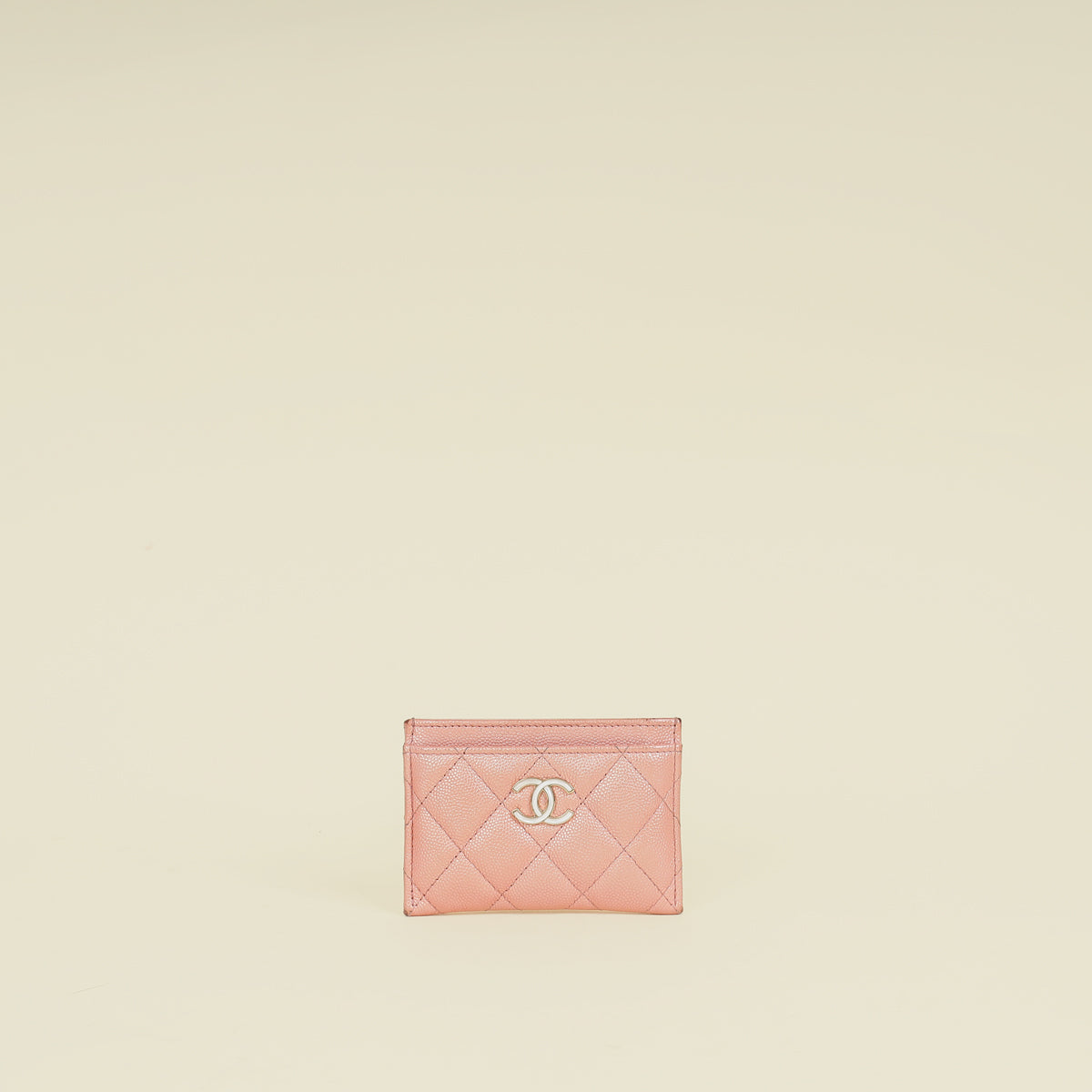 Chanel Pearl Pink CC Card Holder