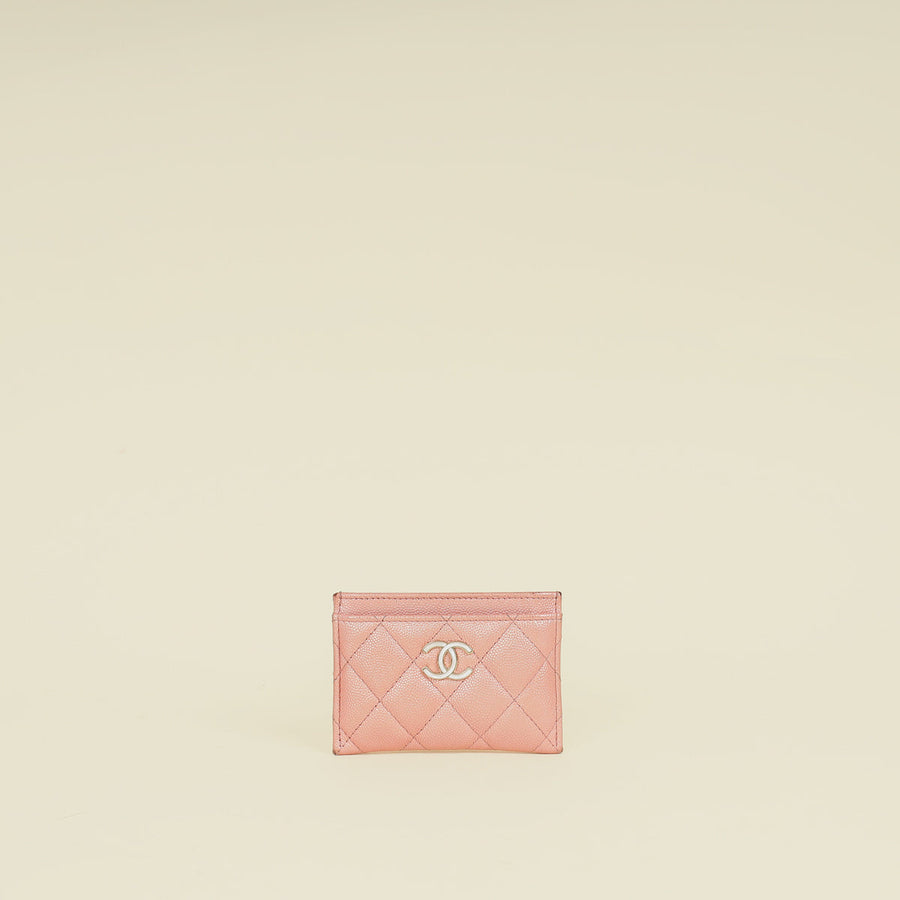 Chanel Pearl Pink CC Card Holder