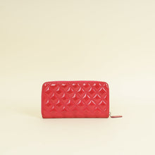 Chanel Fuchsia CC Zip Around Wallet