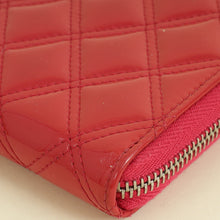 Chanel Fuchsia CC Zip Around Wallet