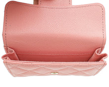 Chanel Light Pink CC Classic Small Flap Wallet
