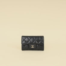 Chanel Black CC Classic Flap Card Holder