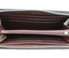 Chanel Black CC Chevron L-Gusset Zip Wallet
