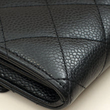 Chanel Black CC Classic Flap Long Wallet