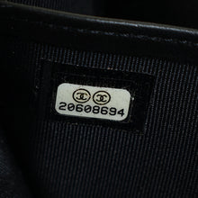 Chanel Black CC Diamond Quilt Zip Around Wallet